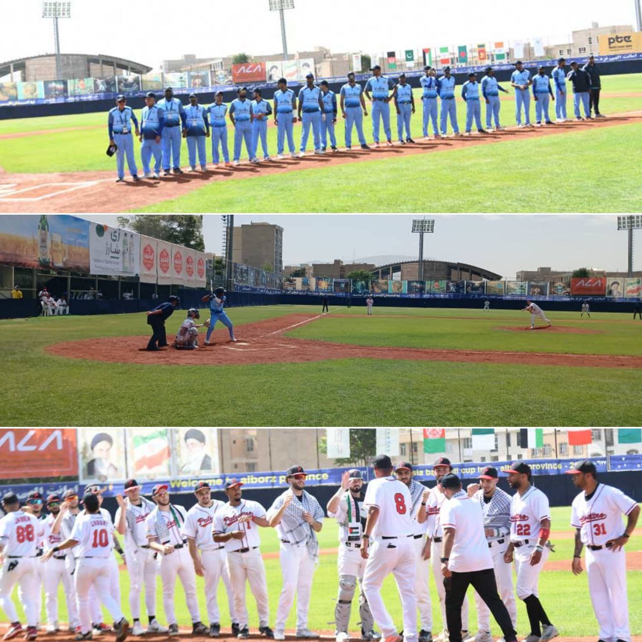 آغاز شانزدهمین دوره مسابقات بیسبال قهرمانی غرب آسیا در کرج
